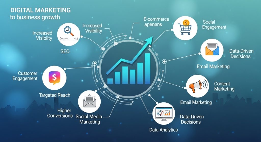 Social Media Marketing for Growth by srkshazu